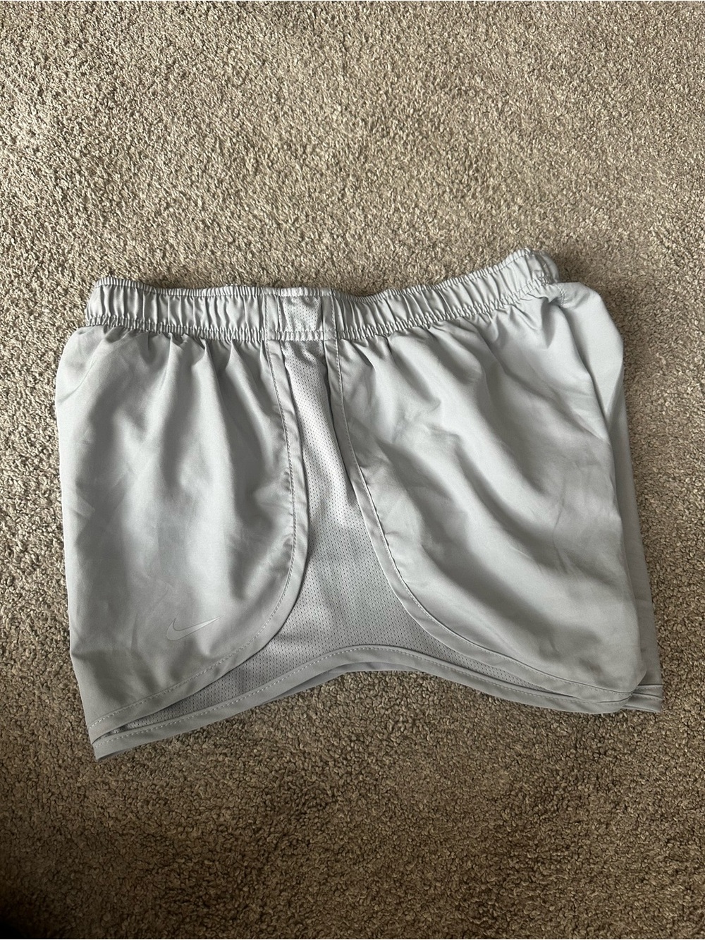 Nike Light Gray Athletic Shorts